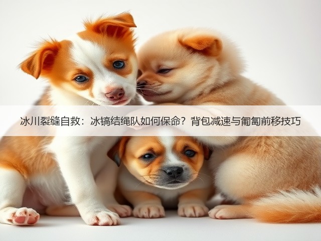 冰川裂缝自救：冰镐结绳队如何保命？背包减速与匍匐前移技巧(图3)