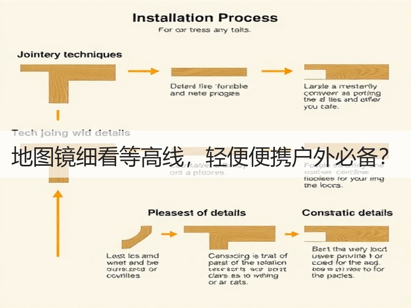 地图镜细看等高线，轻便便携户外必备？