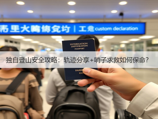 独自登山安全攻略：轨迹分享+哨子求救如何保命？(图1)