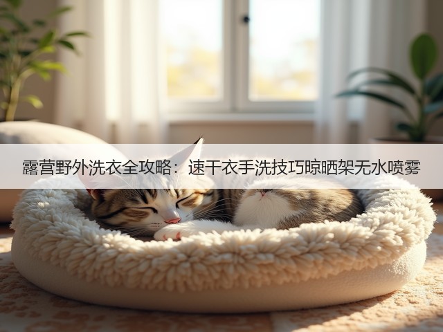 露营野外洗衣全攻略：速干衣手洗技巧晾晒架无水喷雾(图6)
