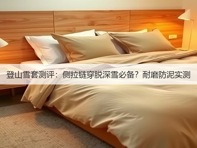 登山雪套测评：侧拉链穿脱深雪必备？耐磨防泥实测(图2)