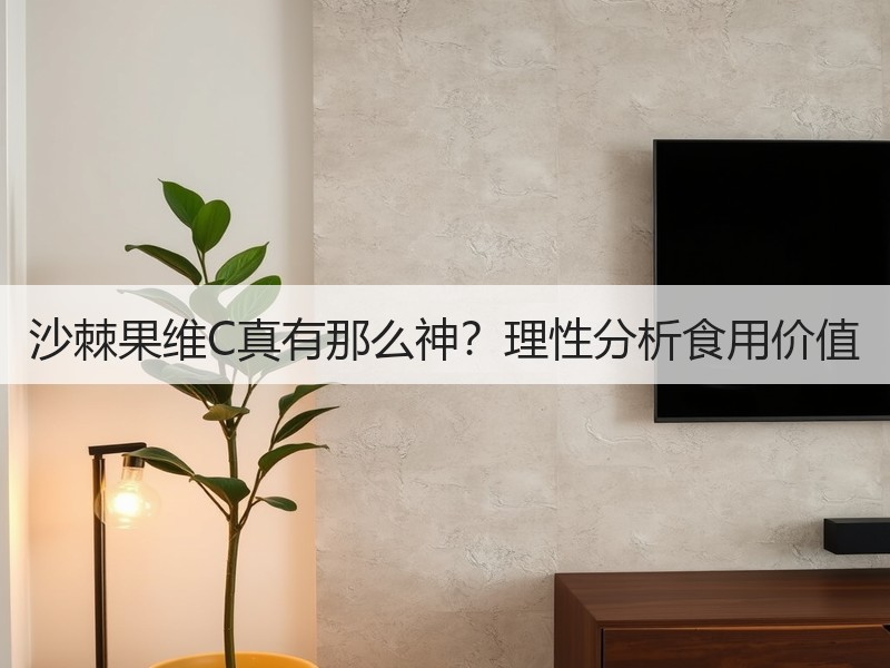 沙棘果维C真有那么神？理性分析食用价值