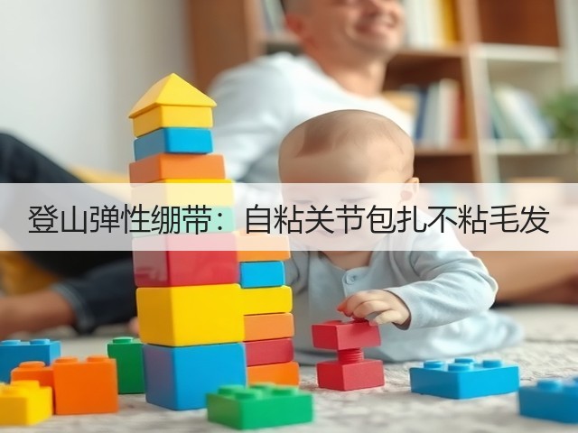 登山弹性绷带：自粘关节包扎不粘毛发(图1)
