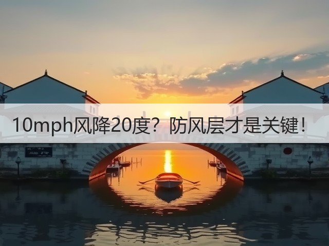 10mph风降20度？防风层才是关键！(图1)