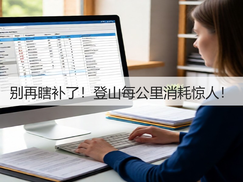 别再瞎补了！登山每公里消耗惊人！