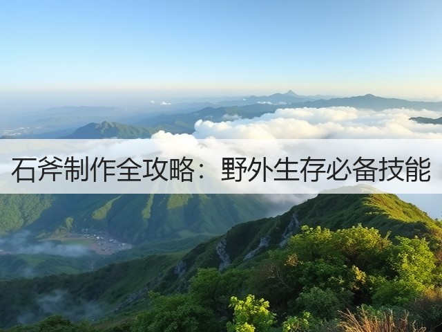 石斧制作全攻略:野外生存必备技能(图3) 石斧制作全攻略:野外生存必备技能(图3)
