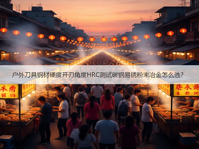 户外刀具钢材硬度开刃角度HRC测试碳钢易锈粉末冶金怎么选?(图2) 户外刀具钢材硬度开刃角度HRC测试碳钢易锈粉末冶金怎么选?(图2)