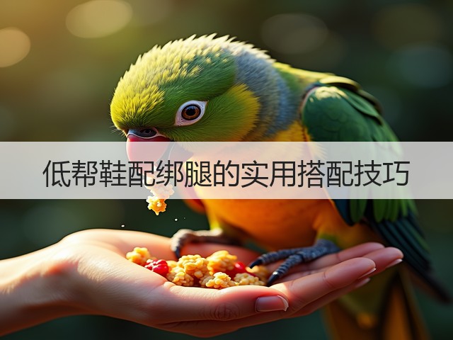 低帮鞋配绑腿的实用搭配技巧(图1)