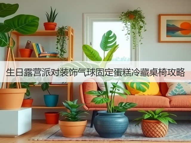 生日露营派对装饰气球固定蛋糕冷藏桌椅攻略(图3) 生日露营派对装饰气球固定蛋糕冷藏桌椅攻略(图3)