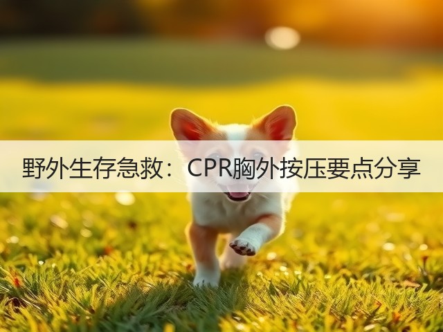 野外生存急救:CPR胸外按压要点分享(图3) 野外生存急救:CPR胸外按压要点分享(图3)