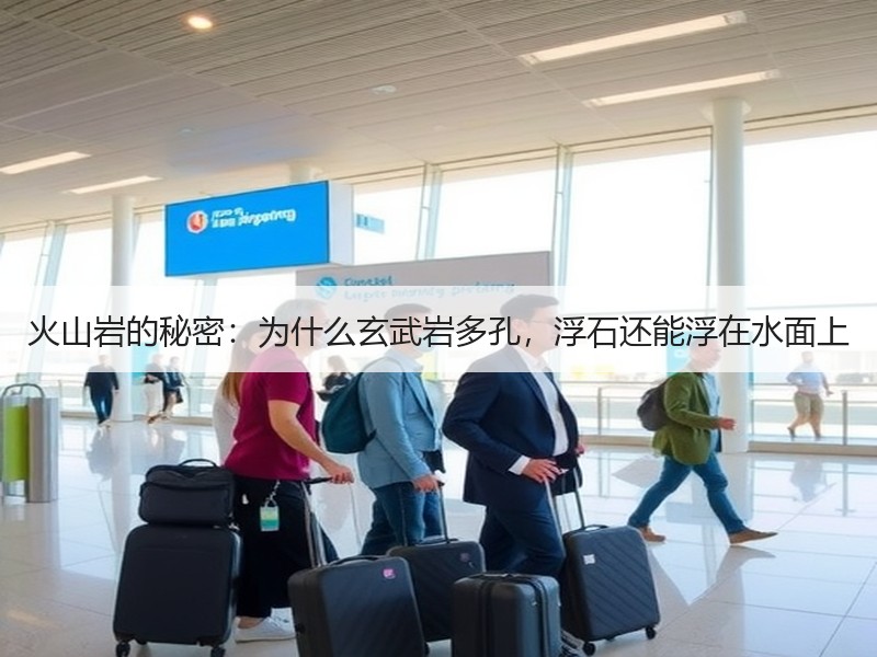火山岩的秘密：为什么玄武岩多孔，浮石还能浮在水面上