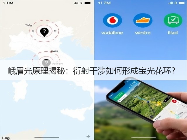 峨眉光原理揭秘:衍射干涉如何形成宝光花环?(图1) 峨眉光原理揭秘:衍射干涉如何形成宝光花环?(图1)