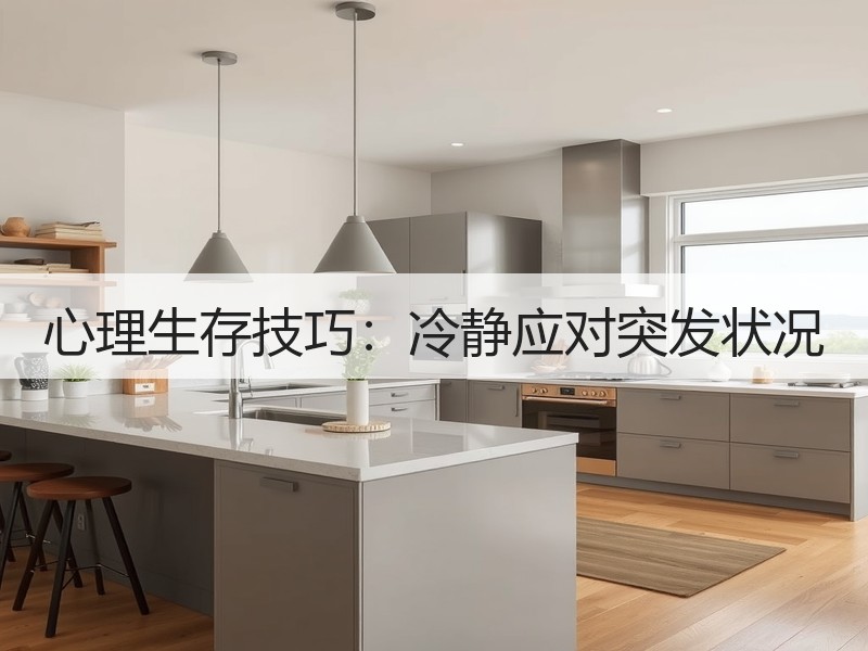 心理生存技巧：冷静应对突发状况