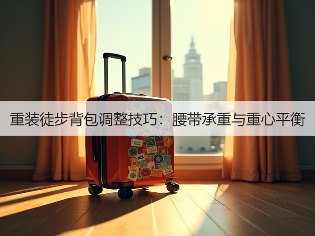 重装徒步背包调整技巧:腰带承重与重心平衡(图1) 重装徒步背包调整技巧:腰带承重与重心平衡(图1)