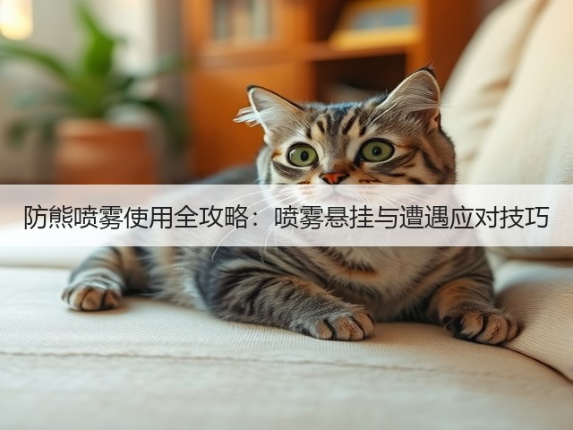 防熊喷雾使用全攻略:喷雾悬挂与遭遇应对技巧(图2) 防熊喷雾使用全攻略:喷雾悬挂与遭遇应对技巧(图2)