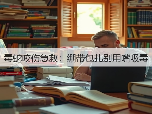 毒蛇咬伤急救:绷带包扎别用嘴吸毒(图2) 毒蛇咬伤急救:绷带包扎别用嘴吸毒(图2)
