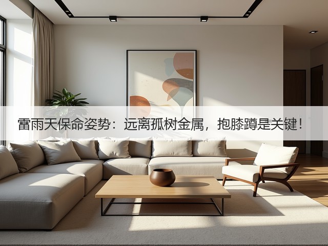 雷雨天保命姿势:远离孤树金属,抱膝蹲是关键!(图2) 雷雨天保命姿势:远离孤树金属,抱膝蹲是关键!(图2)