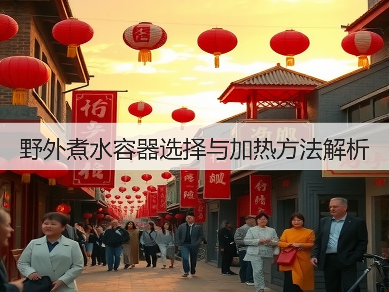 野外煮水容器选择与加热方法解析
