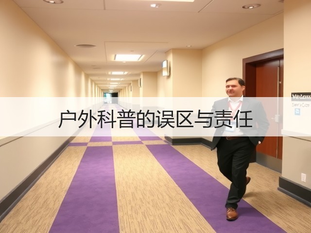 户外科普的误区与责任(图3) 户外科普的误区与责任(图3)