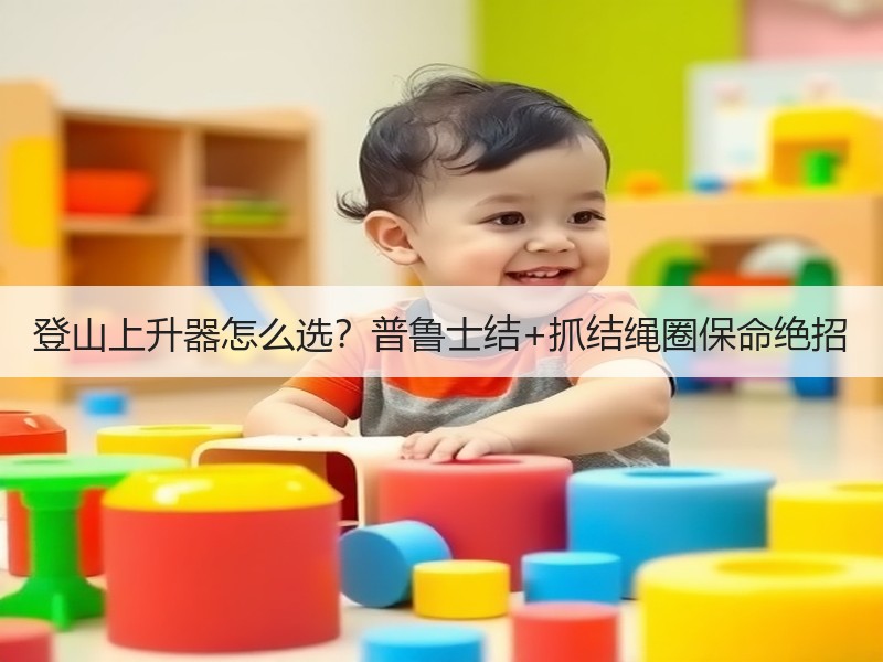 登山上升器怎么选？普鲁士结+抓结绳圈保命绝招