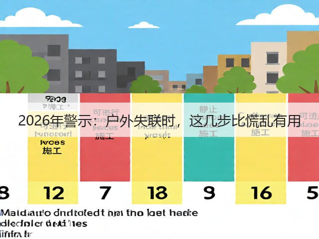 2026年警示:户外失联时,这几步比慌乱有用(图1) 2026年警示:户外失联时,这几步比慌乱有用(图1)