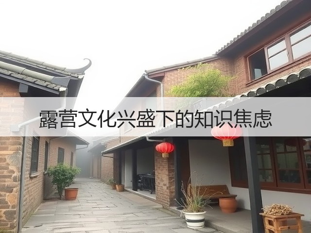 露营文化兴盛下的知识焦虑(图3) 露营文化兴盛下的知识焦虑(图3)