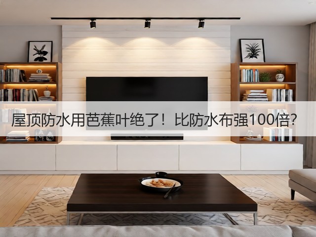 屋顶防水用芭蕉叶绝了!比防水布强100倍?(图1) 屋顶防水用芭蕉叶绝了!比防水布强100倍?(图1)
