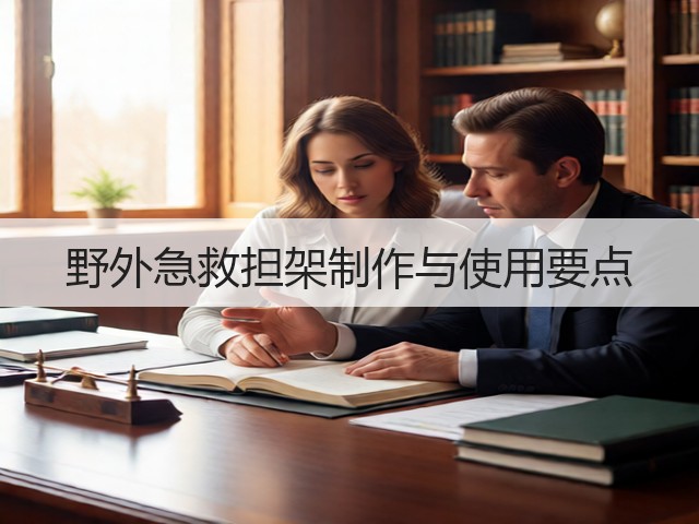 野外急救担架制作与使用要点(图3) 野外急救担架制作与使用要点(图3)