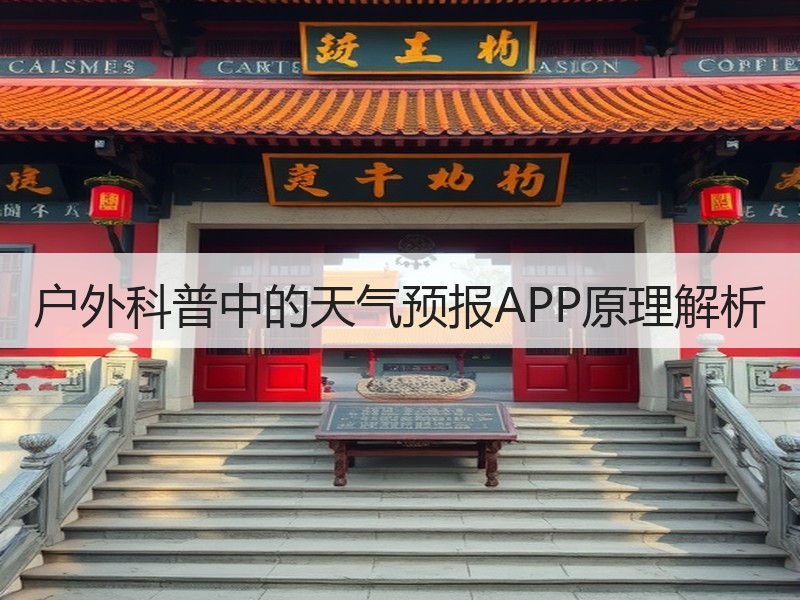 户外科普中的天气预报APP原理解析