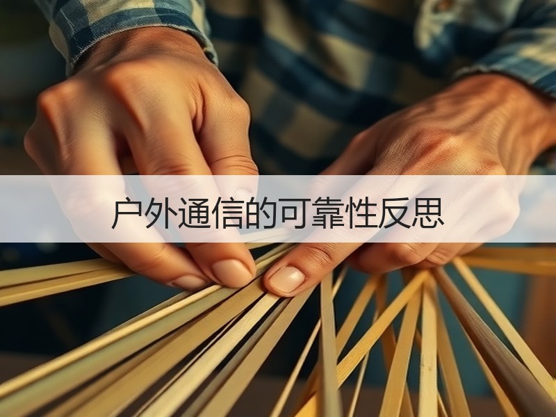 户外通信的可靠性反思