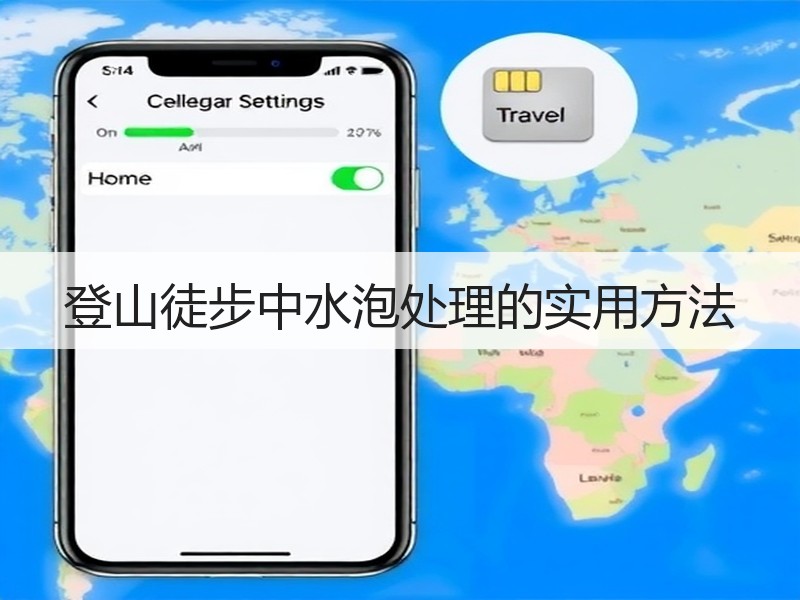 登山徒步中水泡处理的实用方法