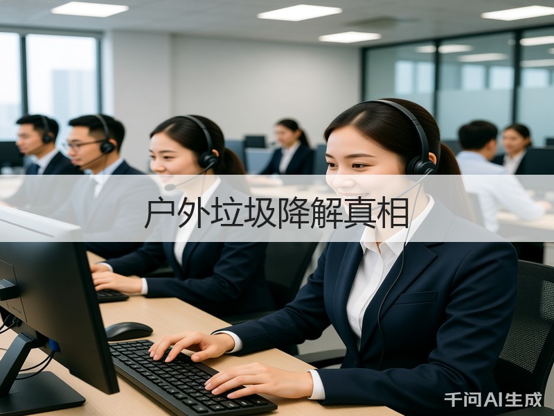 户外垃圾降解真相
