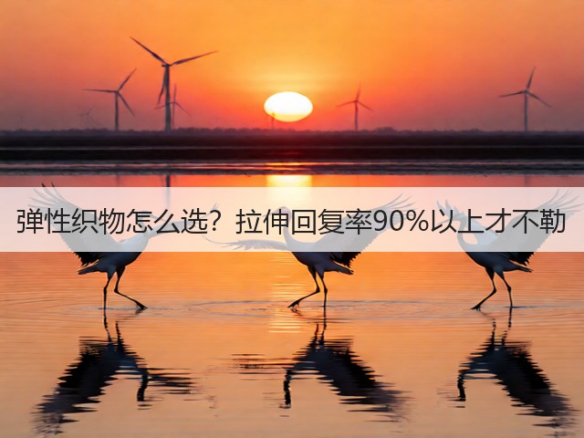 弹性织物怎么选?拉伸回复率90%以上才不勒(图2) 弹性织物怎么选?拉伸回复率90%以上才不勒(图2)