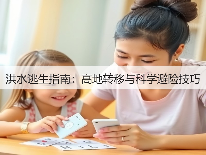 洪水逃生指南：高地转移与科学避险技巧