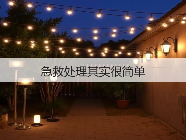 急救处理其实很简单(图3) 急救处理其实很简单(图3)