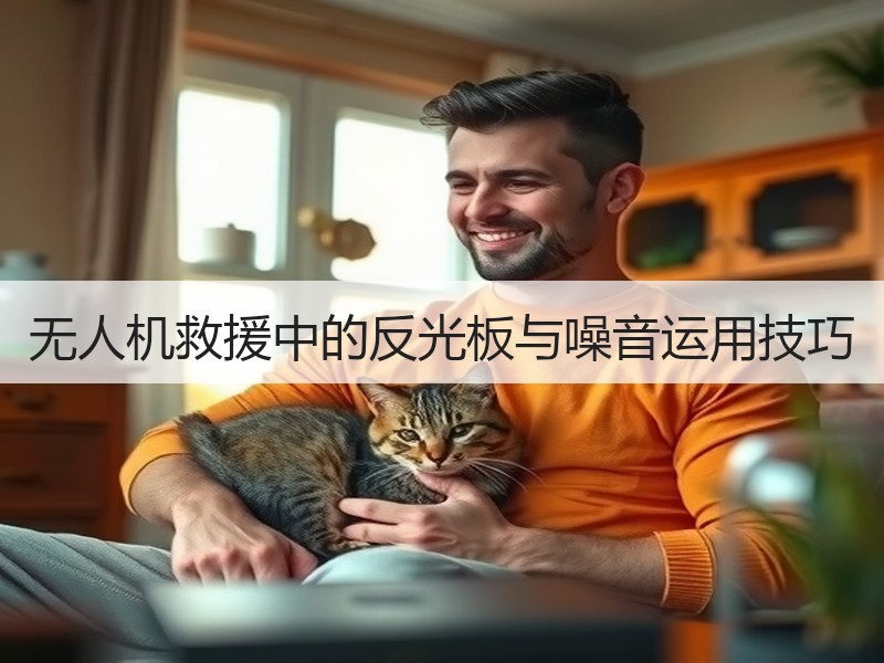 无人机救援中的反光板与噪音运用技巧