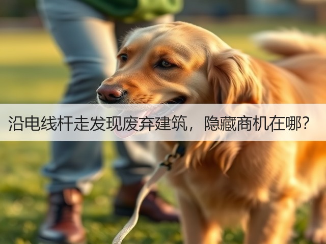 沿电线杆走发现废弃建筑,隐藏商机在哪?(图2) 沿电线杆走发现废弃建筑,隐藏商机在哪?(图2)