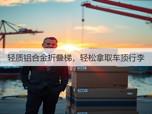 轻质铝合金折叠梯，轻松拿取车顶行李(图1)
