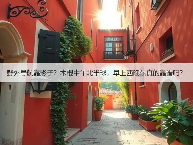 野外导航靠影子?木棍中午北半球,早上西晚东真的靠谱吗?(图2) 野外导航靠影子?木棍中午北半球,早上西晚东真的靠谱吗?(图2)