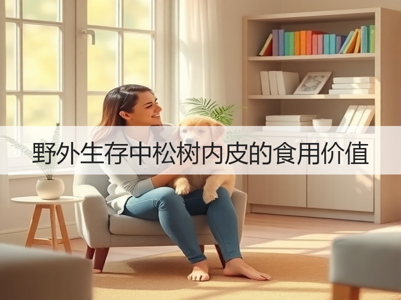 野外生存中松树内皮的食用价值