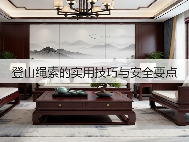 登山绳索的实用技巧与安全要点(图3)