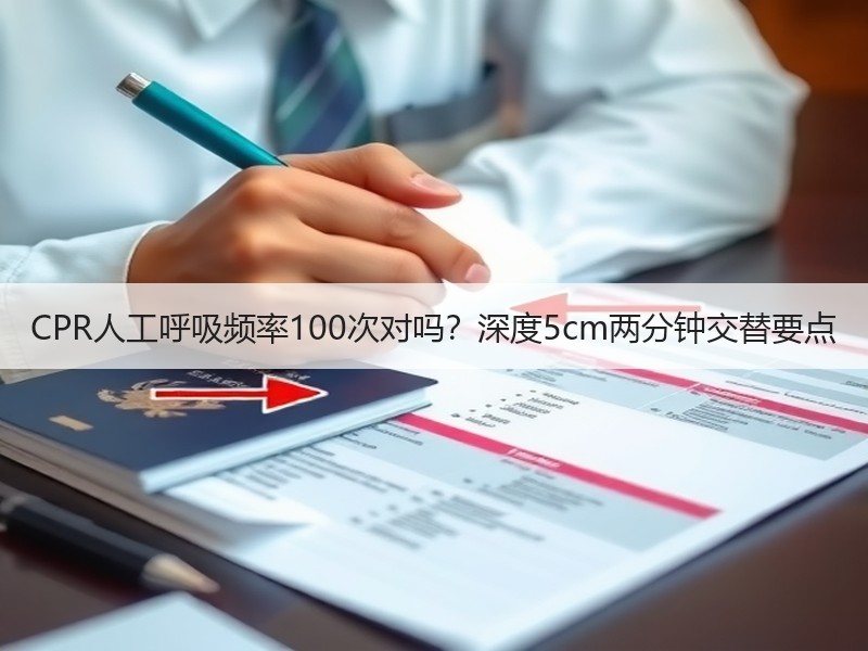 CPR人工呼吸频率100次对吗？深度5cm两分钟交替要点