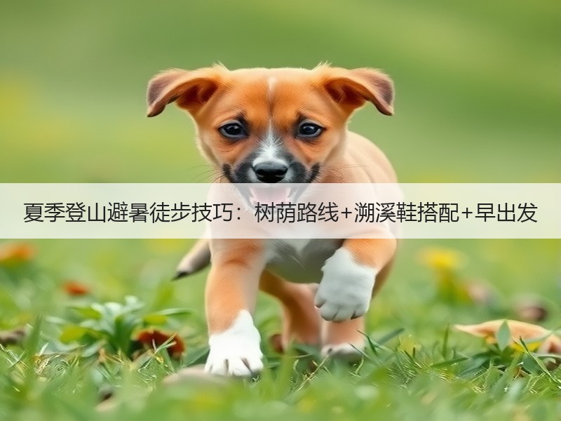 夏季登山避暑徒步技巧：树荫路线+溯溪鞋搭配+早出发