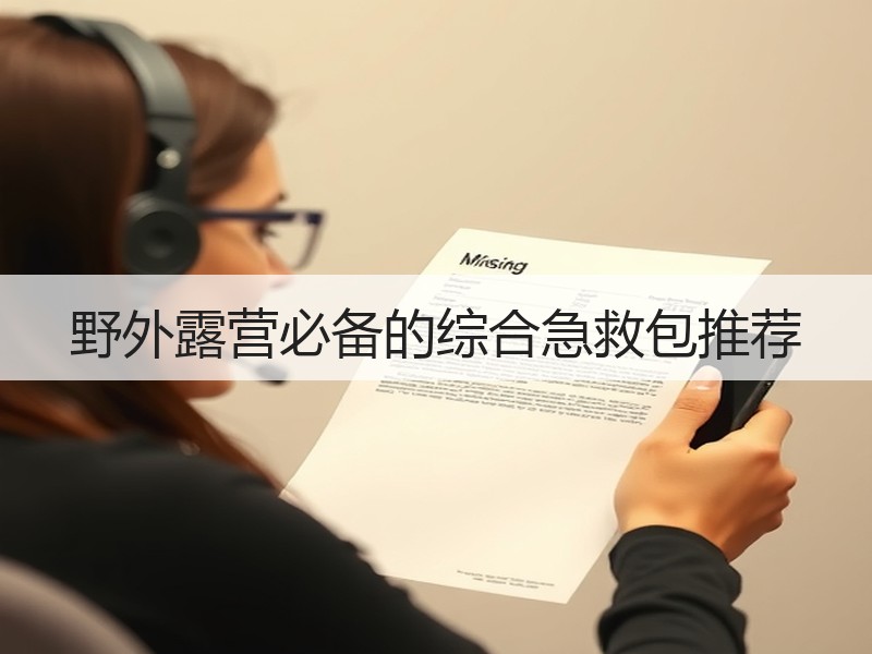 野外露营必备的综合急救包推荐