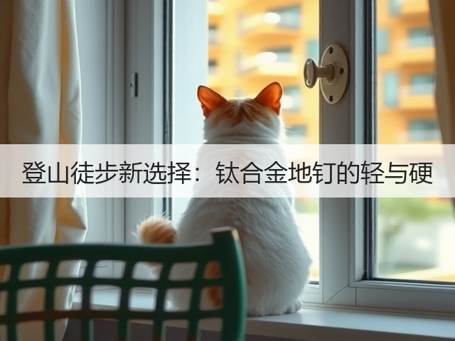 登山徒步新选择:钛合金地钉的轻与硬(图2) 登山徒步新选择:钛合金地钉的轻与硬(图2)