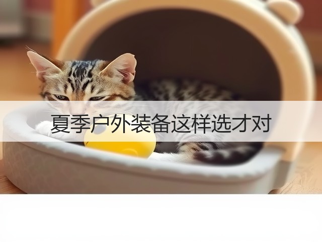 夏季户外装备这样选才对(图1)