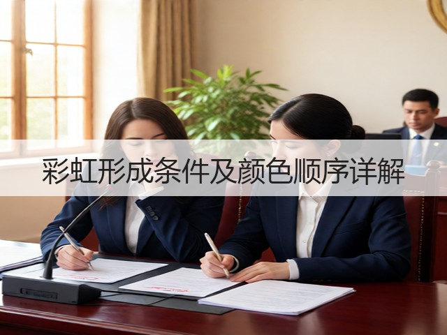 彩虹形成条件及颜色顺序详解(图1) 彩虹形成条件及颜色顺序详解(图1)