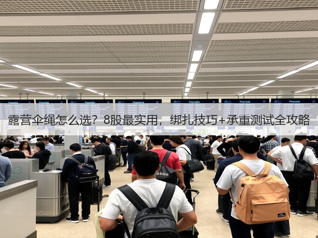 露营伞绳怎么选?8股最实用,绑扎技巧+承重测试全攻略(图1) 露营伞绳怎么选?8股最实用,绑扎技巧+承重测试全攻略(图1)