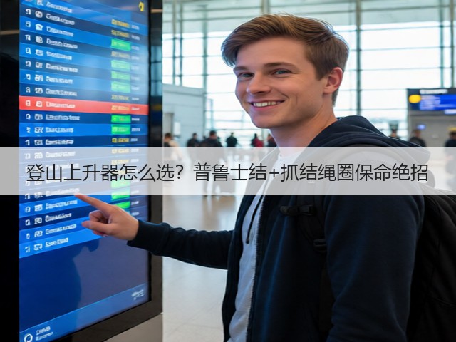 登山上升器怎么选?普鲁士结+抓结绳圈保命绝招(图2) 登山上升器怎么选?普鲁士结+抓结绳圈保命绝招(图2)
