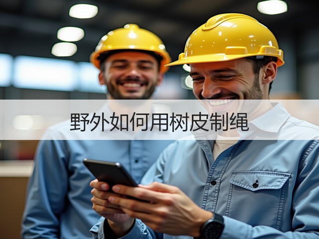 野外如何用树皮制绳(图1) 野外如何用树皮制绳(图1)